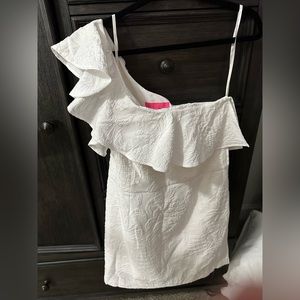 Lilly Pulitzer One Shoulder Skort Dress